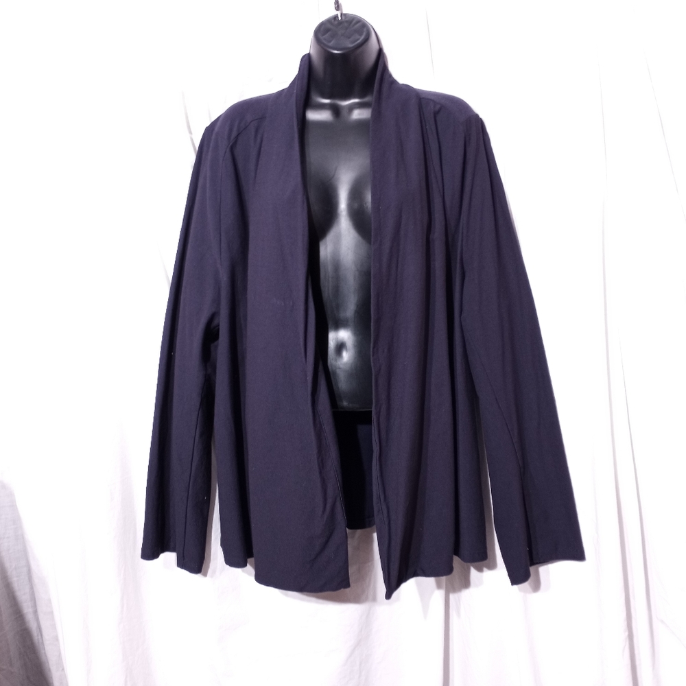 EILEEN FISHER Open Front Swing Jacket